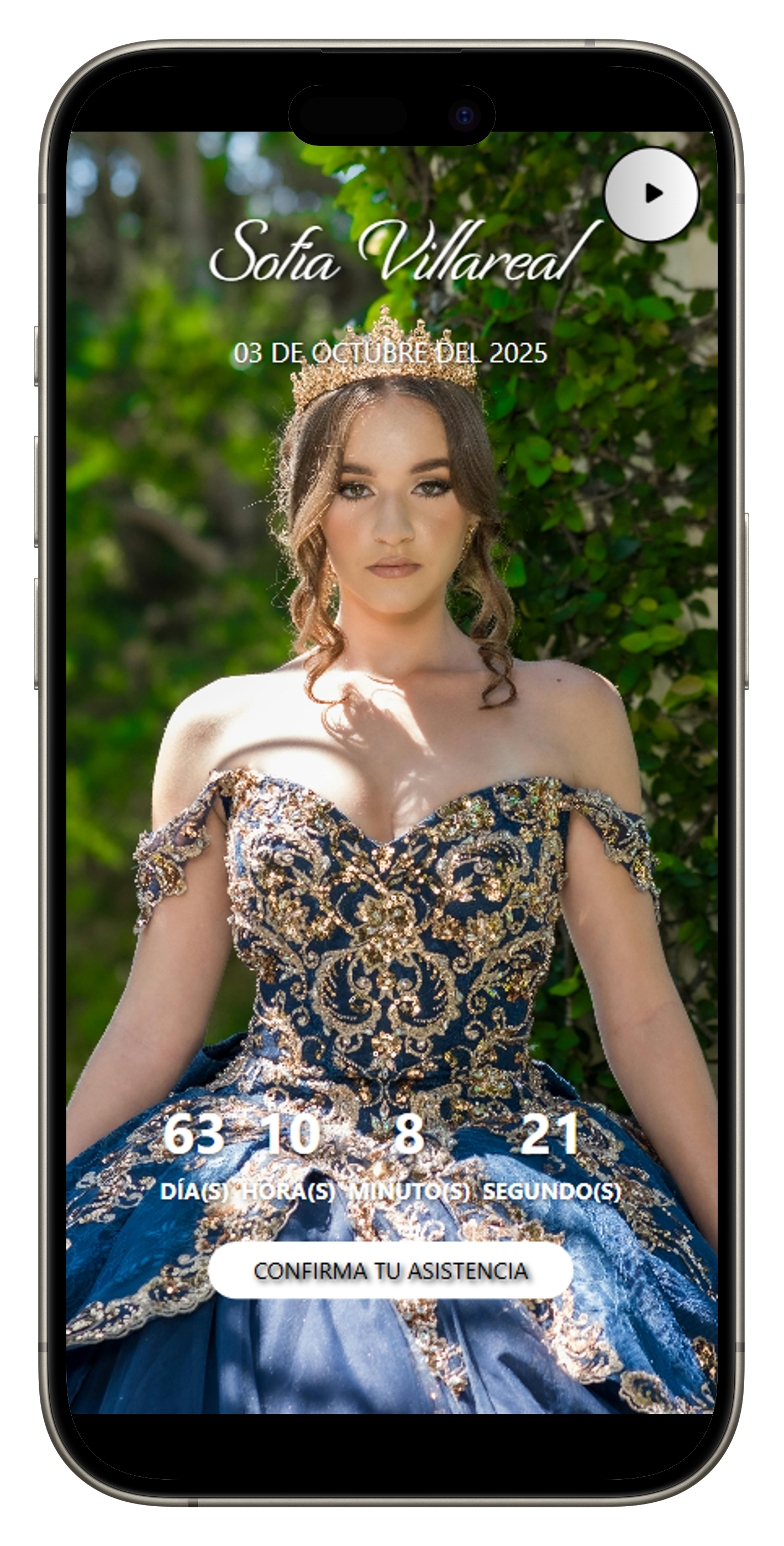 Invitación XV Años