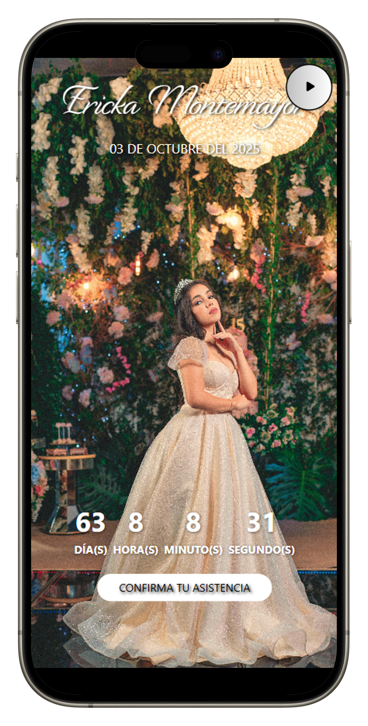 Invitación XV Años