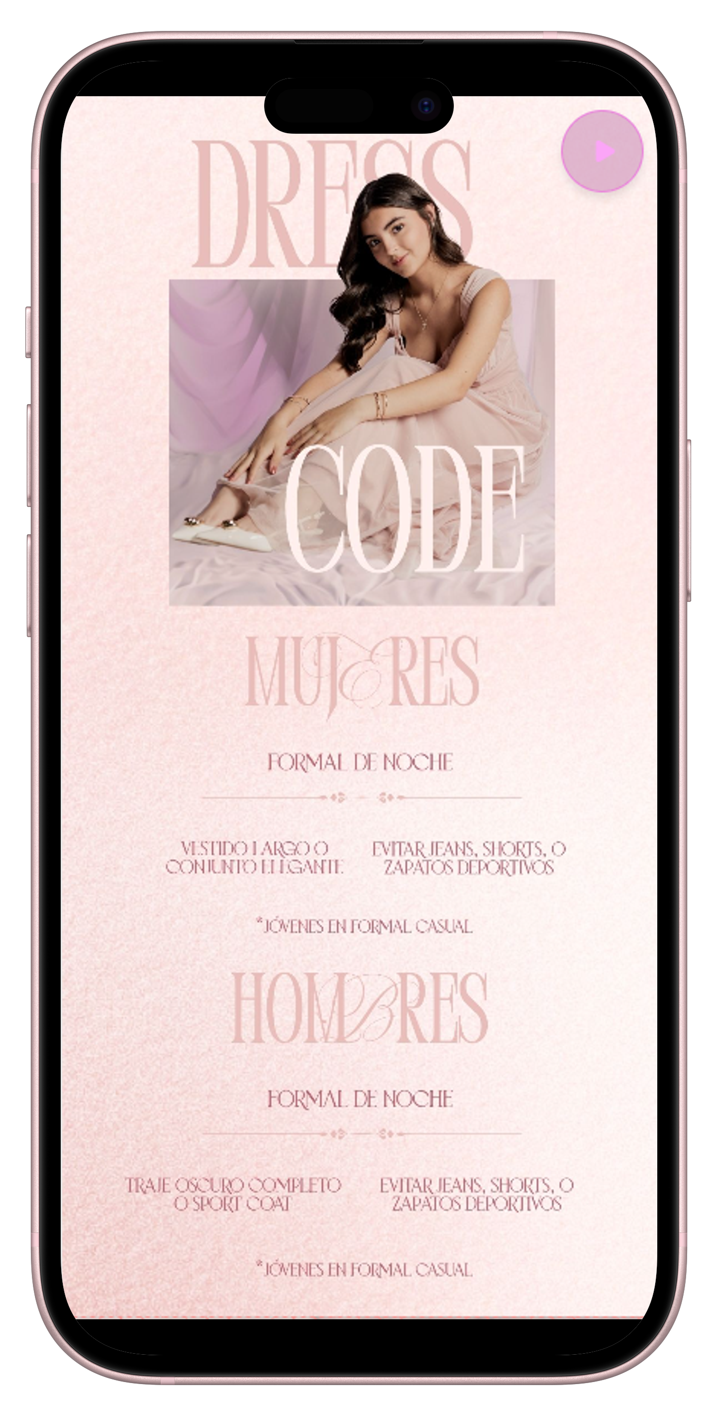 Invitación XV Años